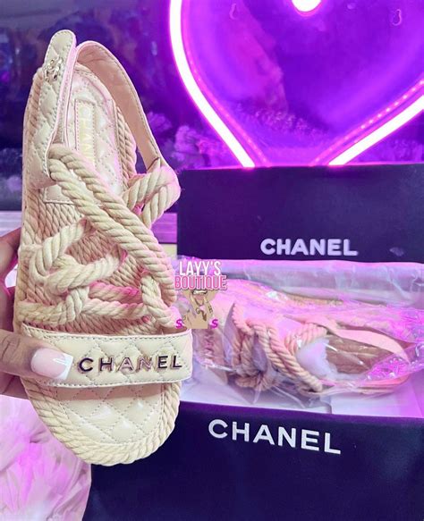 chanel rope sandals dupe